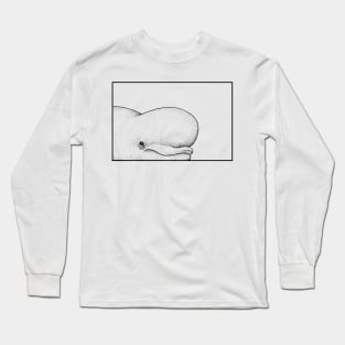 A beluga whale Long Sleeve T-Shirt